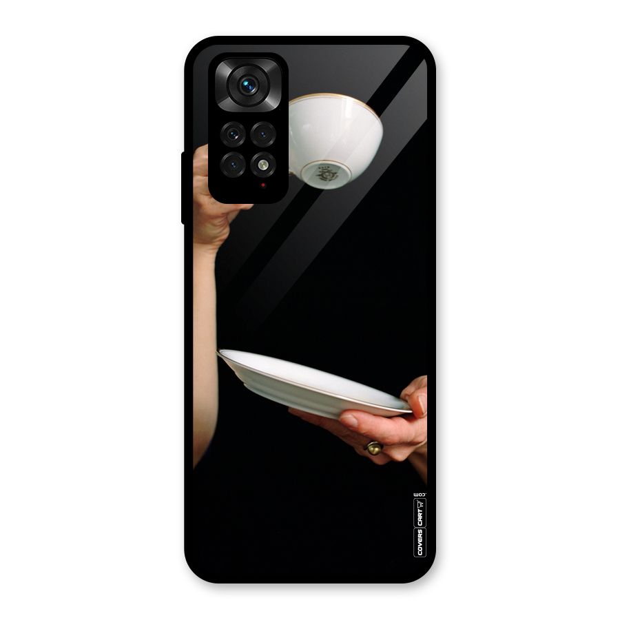 Classic Tea Cup Glass Back Case for Redmi Note 11S