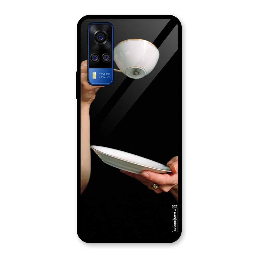 Classic Tea Cup Glass Back Case for Vivo Y31