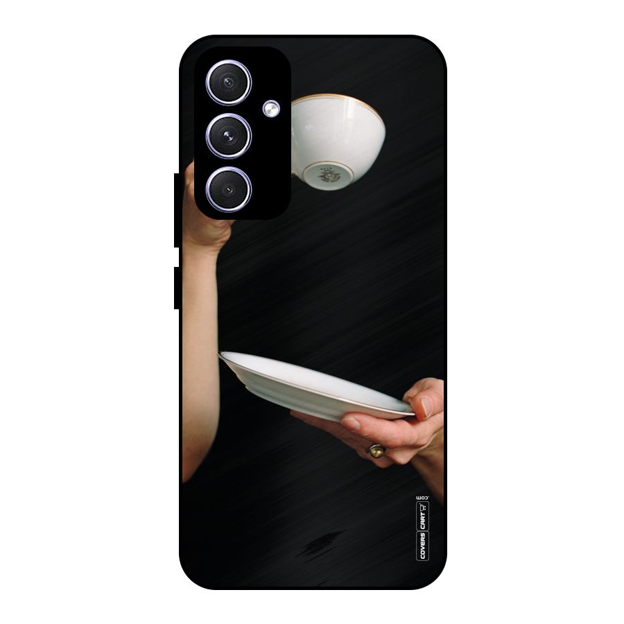 Classic Tea Cup Metal Back Case for Galaxy A54