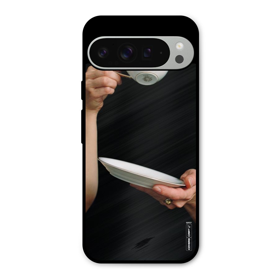 Classic Tea Cup Metal Back Case for Google Pixel 9 Pro XL