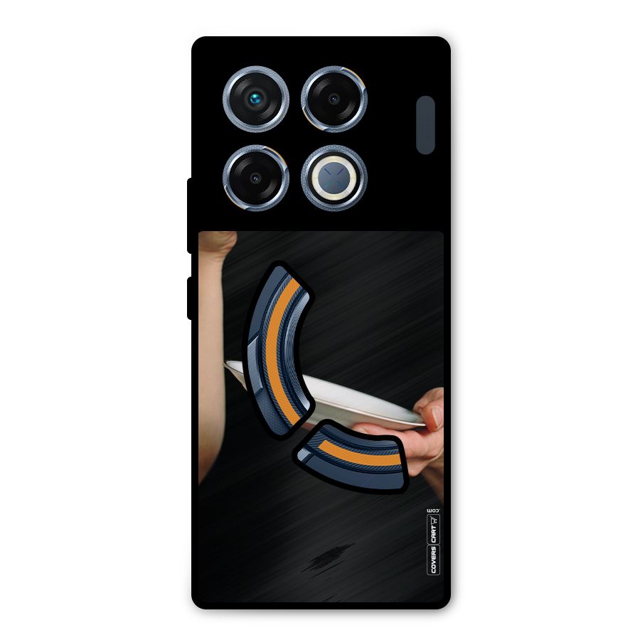 Classic Tea Cup Metal Back Case for Infinix GT 20 Pro