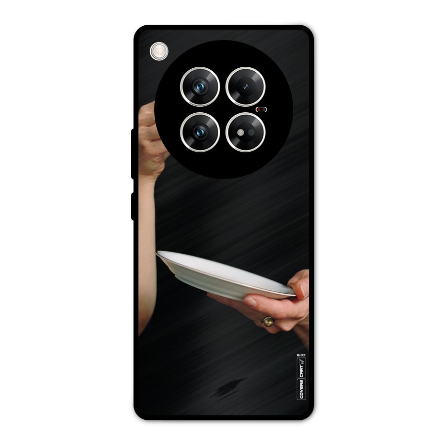 Classic Tea Cup Metal Back Case for Infinix Zero 40 5G