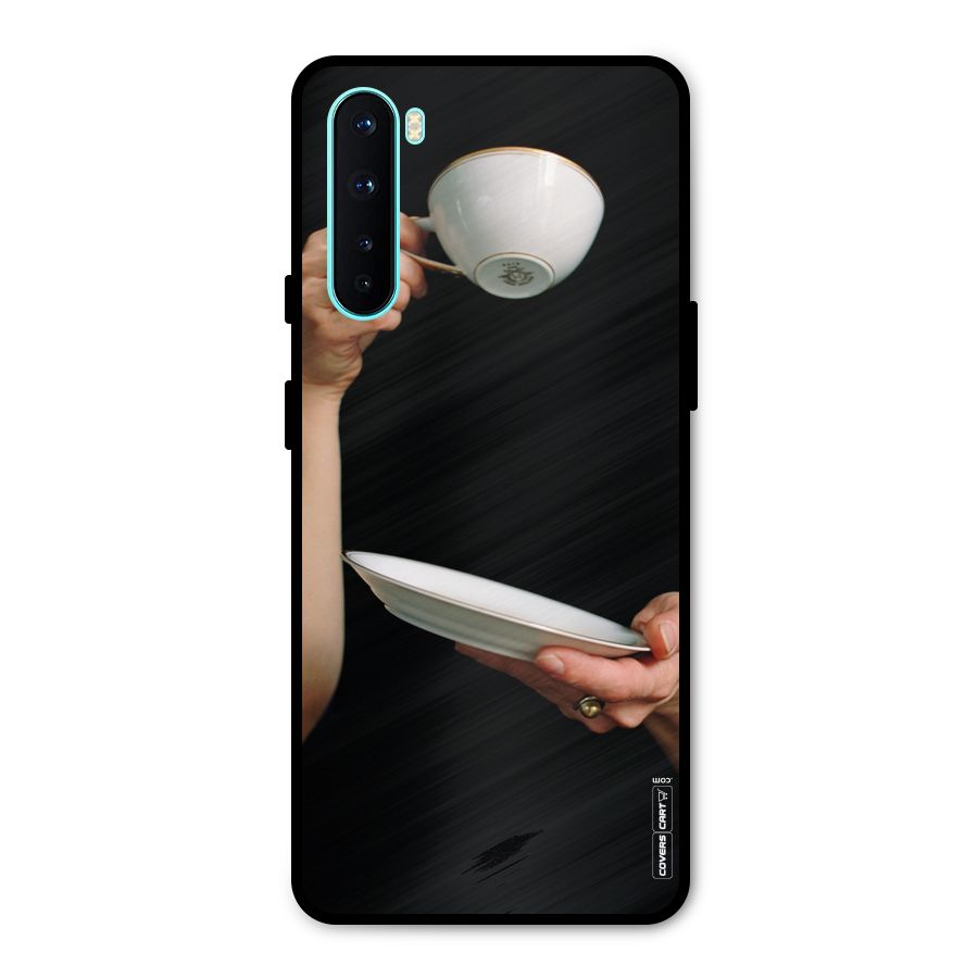 Classic Tea Cup Metal Back Case for OnePlus Nord