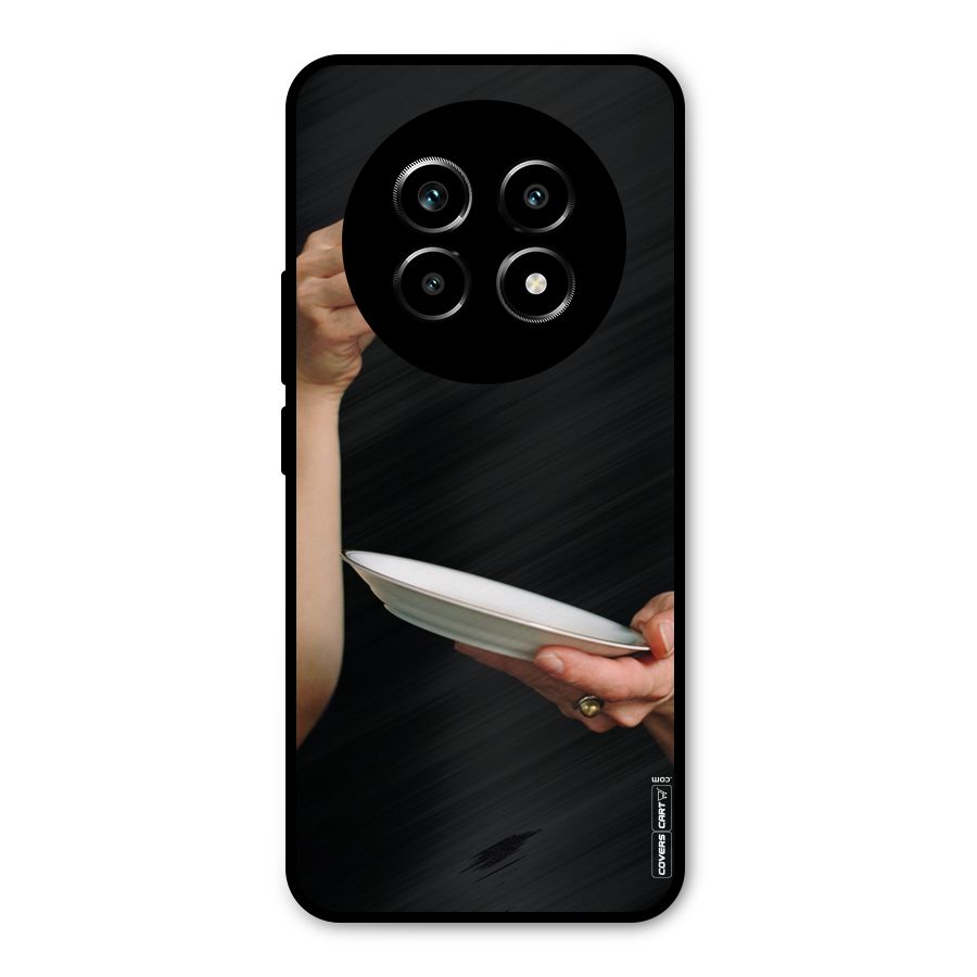 Classic Tea Cup Metal Back Case for Realme 14 Pro Lite