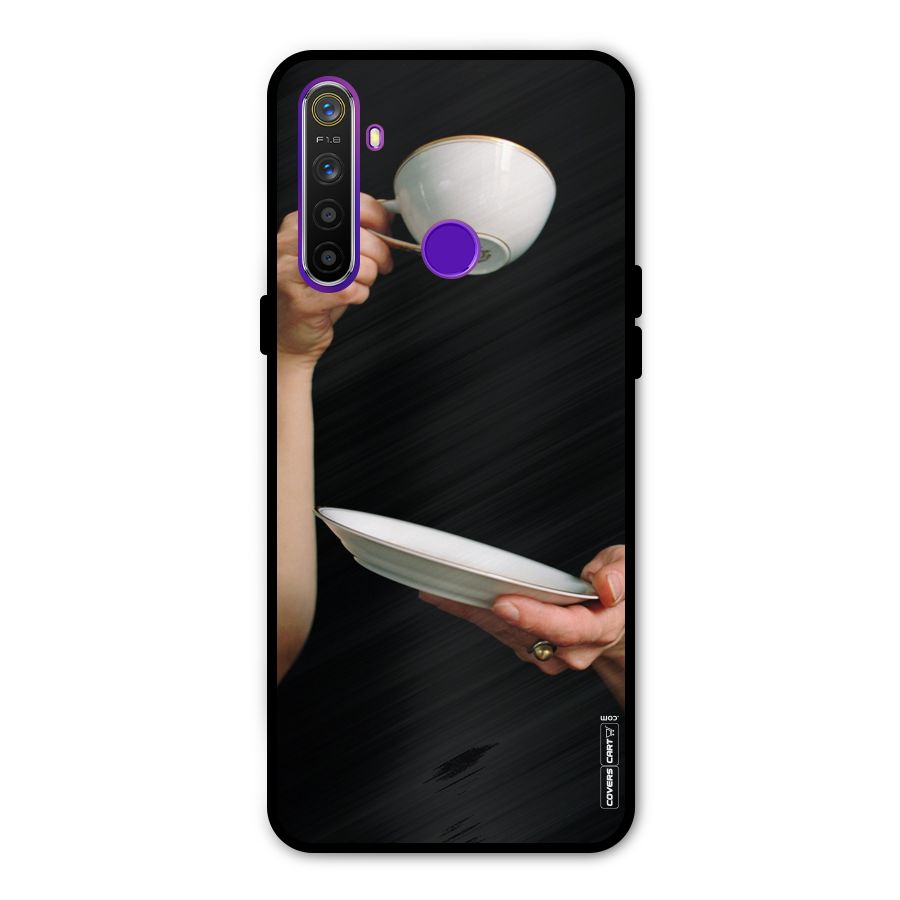 Classic Tea Cup Metal Back Case for Realme 5