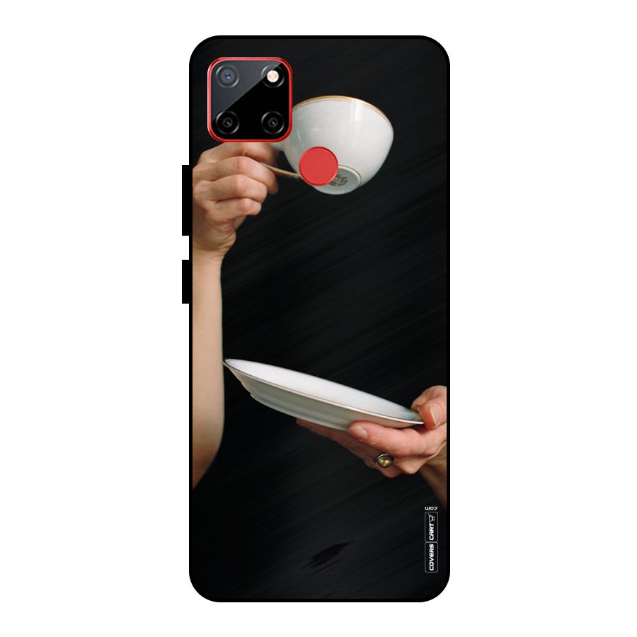 Classic Tea Cup Metal Back Case for Realme C12