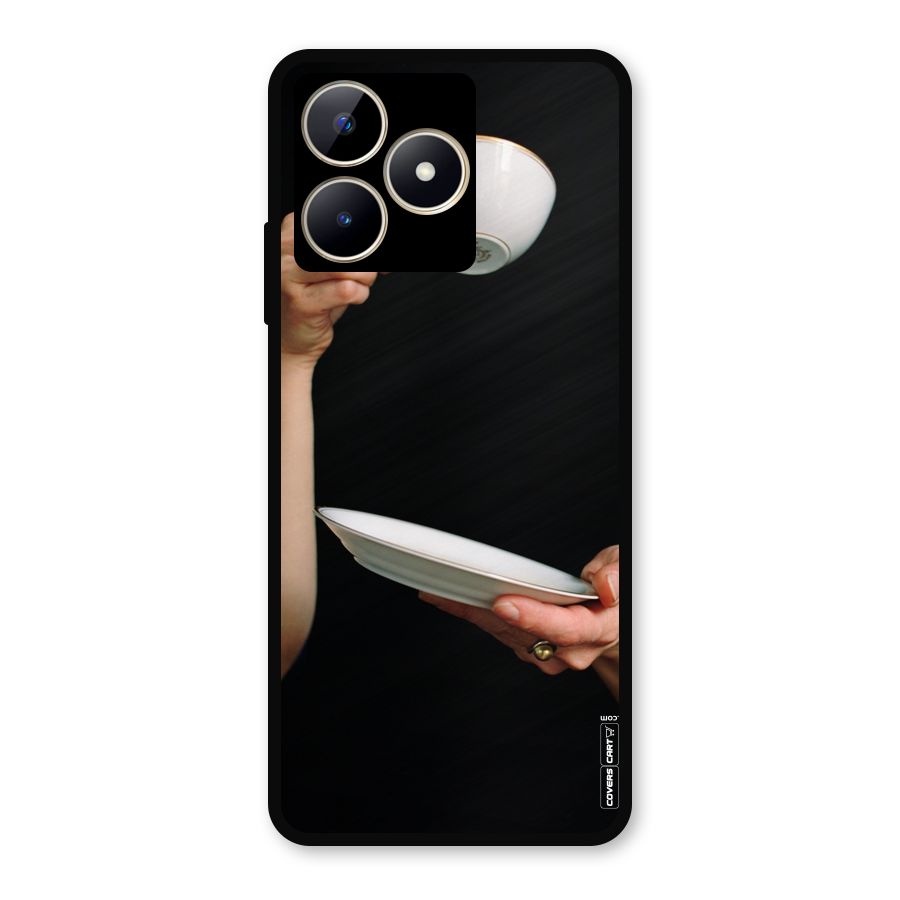 Classic Tea Cup Metal Back Case for Realme C53