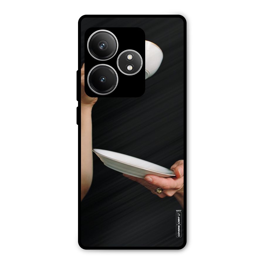 Classic Tea Cup Metal Back Case for Realme GT 6T