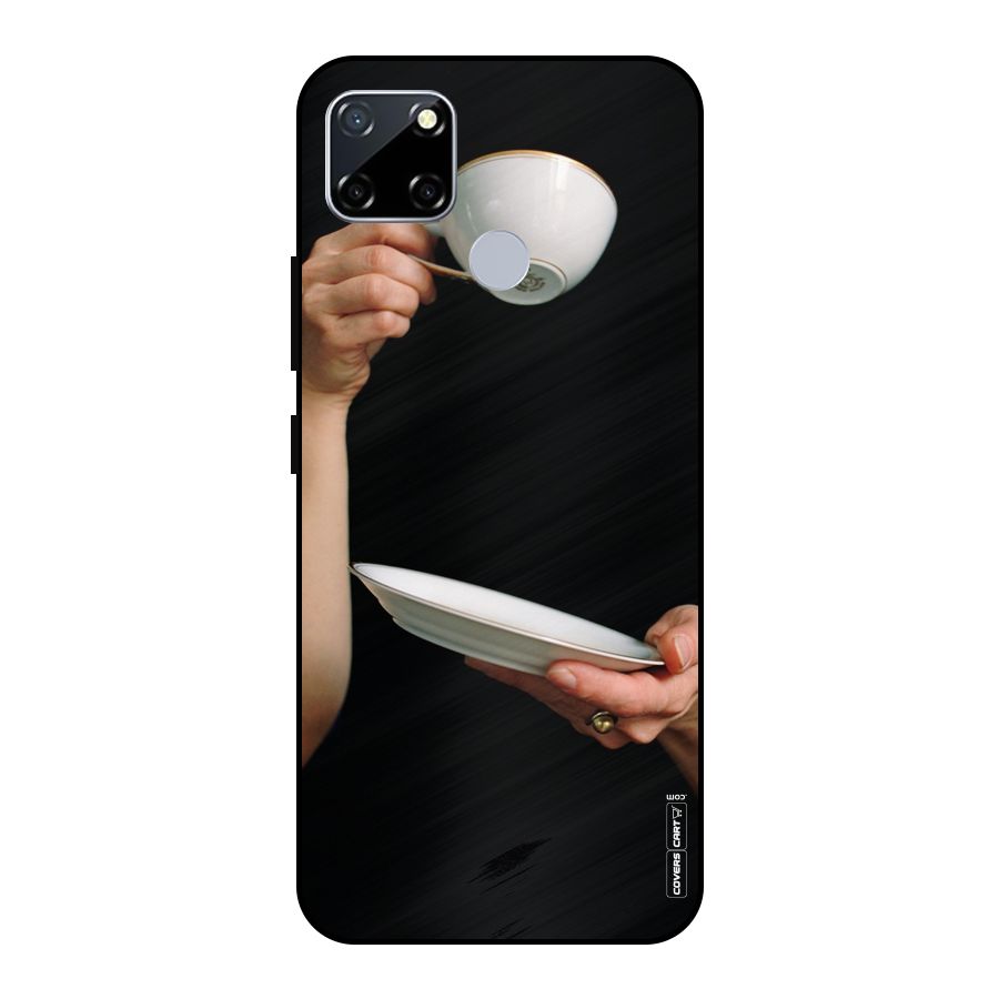 Classic Tea Cup Metal Back Case for Realme Narzo 30A