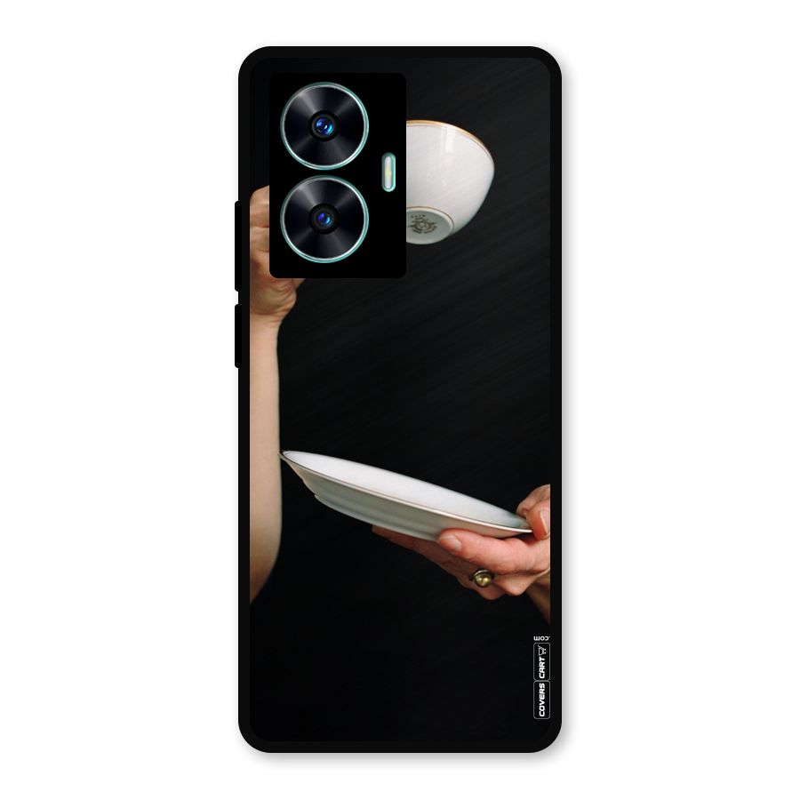 Classic Tea Cup Metal Back Case for Realme Narzo N55
