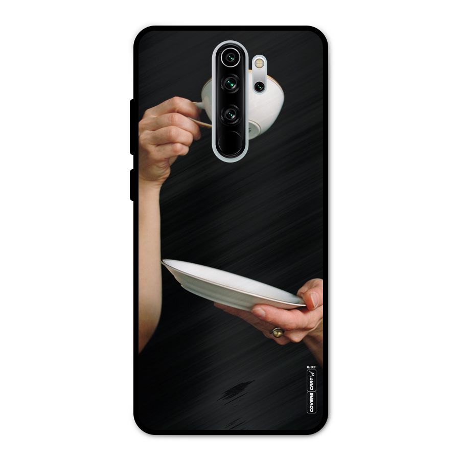 Classic Tea Cup Metal Back Case for Redmi Note 8 Pro