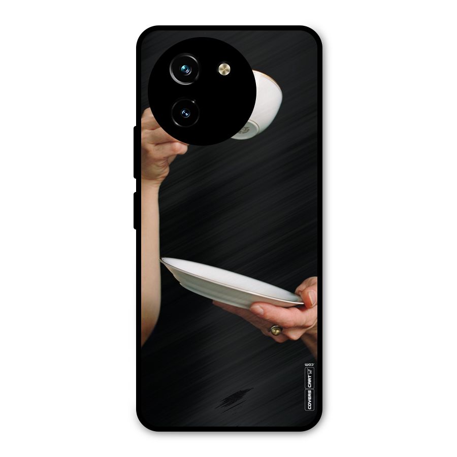 Classic Tea Cup Metal Back Case for Vivo Y200i