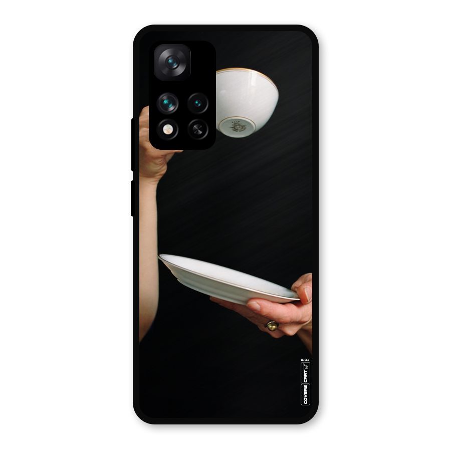 Classic Tea Cup Metal Back Case for Xiaomi 11i Hypercharge 5G