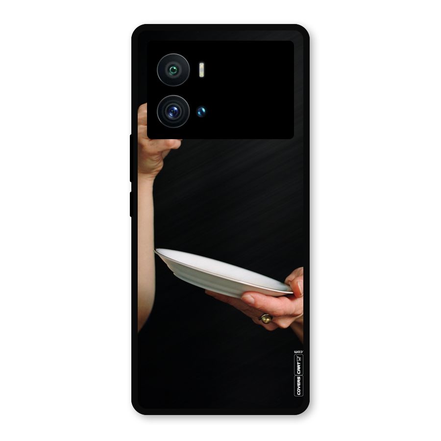 Classic Tea Cup Metal Back Case for iQOO 9 Pro