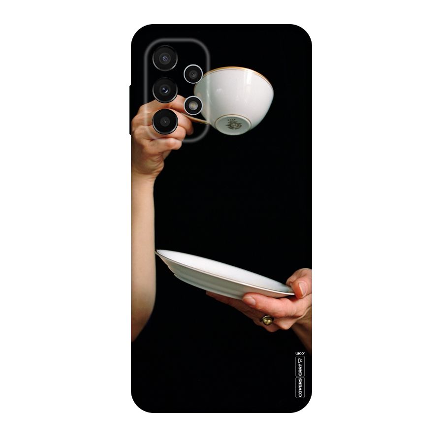 Classic Tea Cup Original Polycarbonate Back Case for Galaxy A23