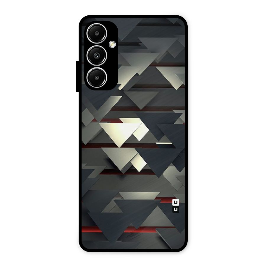 Classic Triangles Design Metal Back Case for Galaxy A05s