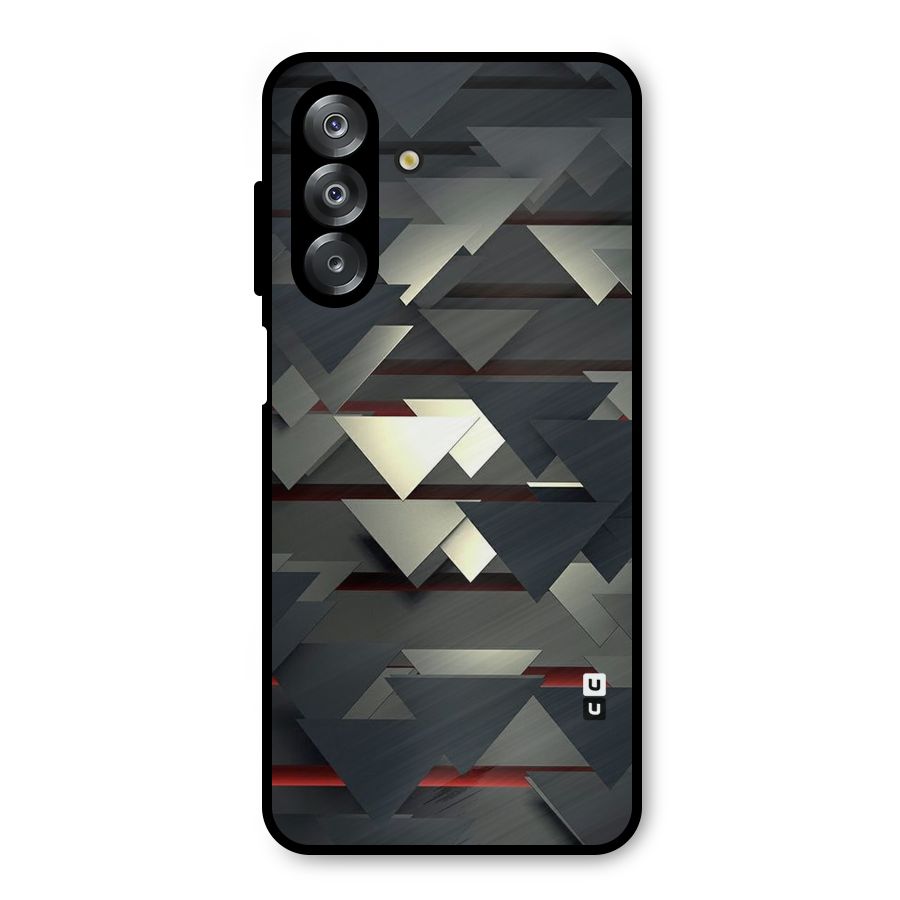 Classic Triangles Design Metal Back Case for Galaxy A26