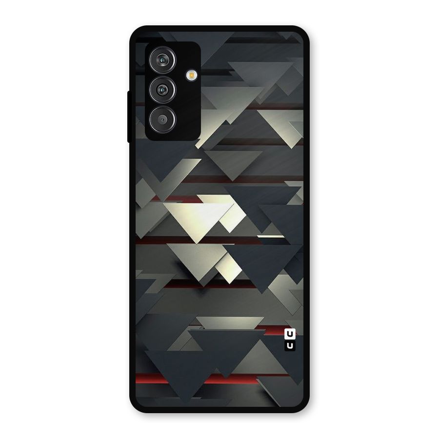 Classic Triangles Design Metal Back Case for Galaxy F13