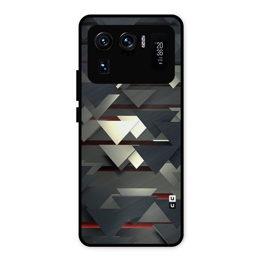 Classic Triangles Design Metal Back Case for Mi 11 Ultra