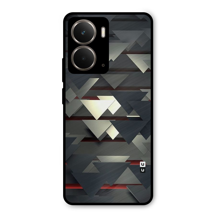 Classic Triangles Design Metal Back Case for Realme P3