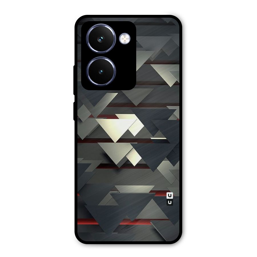 Classic Triangles Design Metal Back Case for Realme P3 Ultra