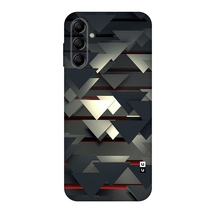 Classic Triangles Design Original Polycarbonate Back Case for Galaxy A14 5G