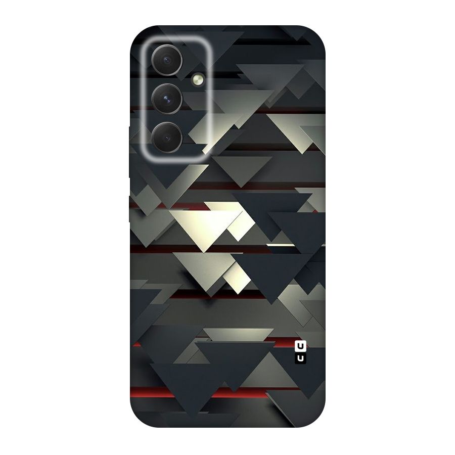 Classic Triangles Design Original Polycarbonate Back Case for Galaxy A54