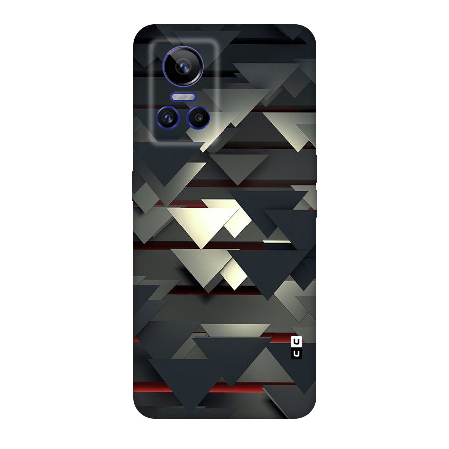 Classic Triangles Design Original Polycarbonate Back Case for Realme GT Neo 3