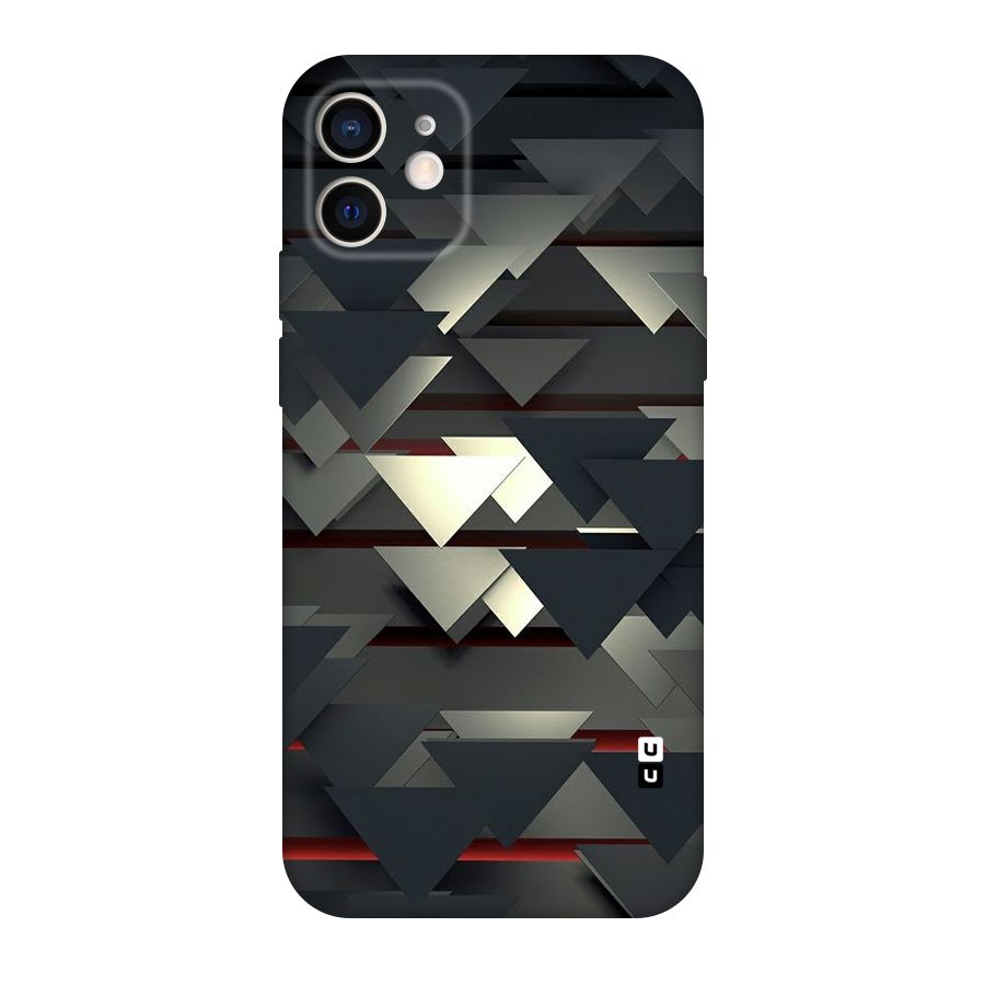 Classic Triangles Design Original Polycarbonate Back Case for iPhone 12