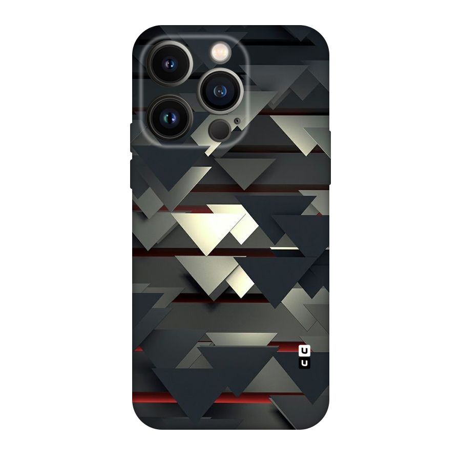 Classic Triangles Design Original Polycarbonate Back Case for iPhone 14 Pro