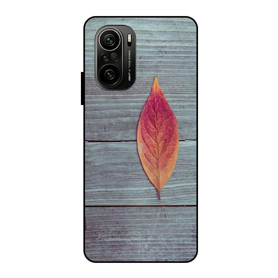 Classic Wood Leaf Metal Back Case for Mi 11x