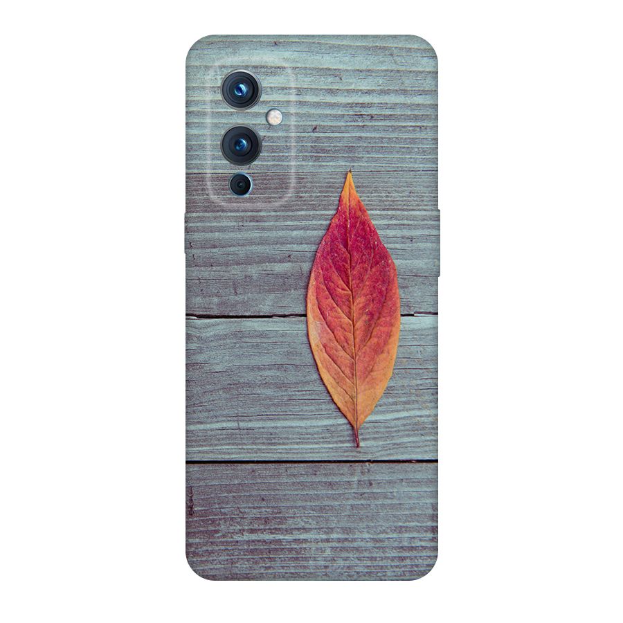 Classic Wood Leaf Original Polycarbonate Back Case for OnePlus 9