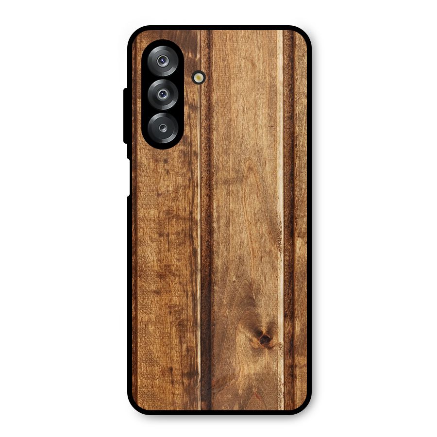 Classic Wood Print Metal Back Case for Galaxy A26
