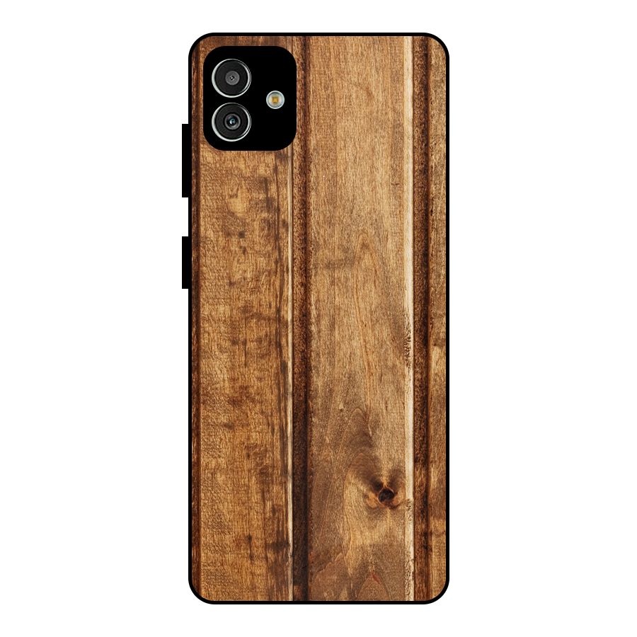 Classic Wood Print Metal Back Case for Galaxy M13 5G