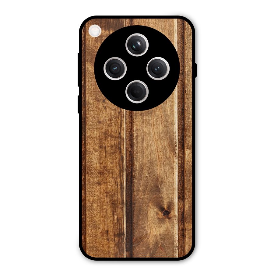 Classic Wood Print Metal Back Case for Oppo Find X8