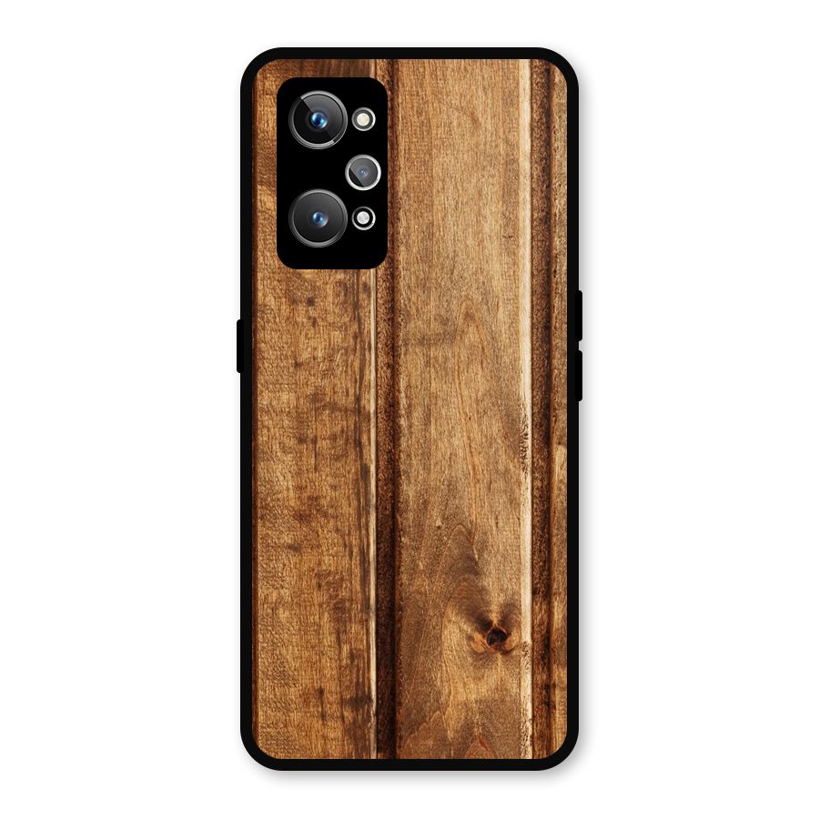 Classic Wood Print Metal Back Case for Realme GT Neo2