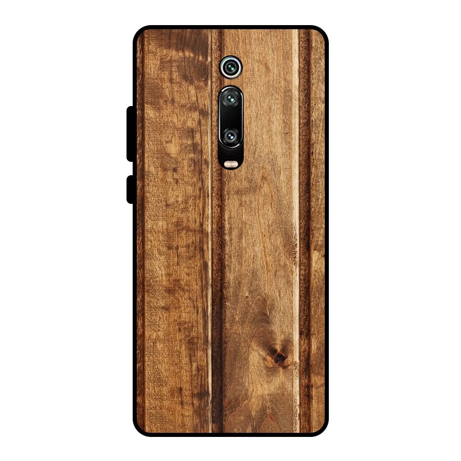 Classic Wood Print Metal Back Case for Redmi K20