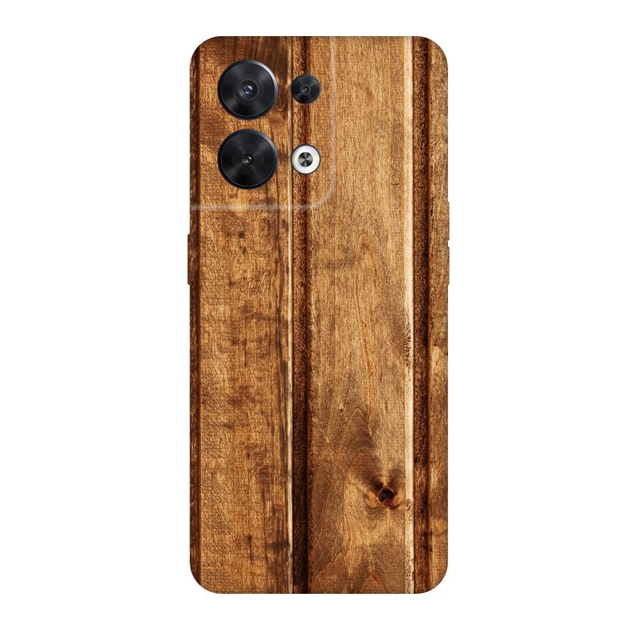 Classic Wood Print Original Polycarbonate Back Case for Oppo Reno8 5G