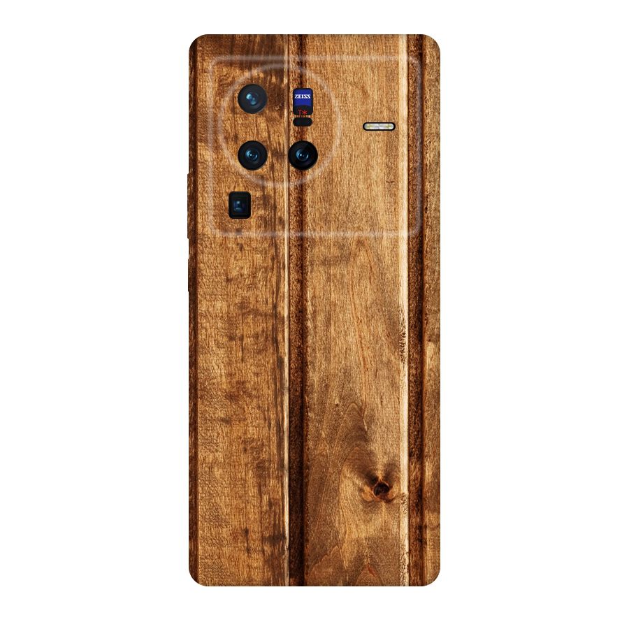 Classic Wood Print Original Polycarbonate Back Case for Vivo X80