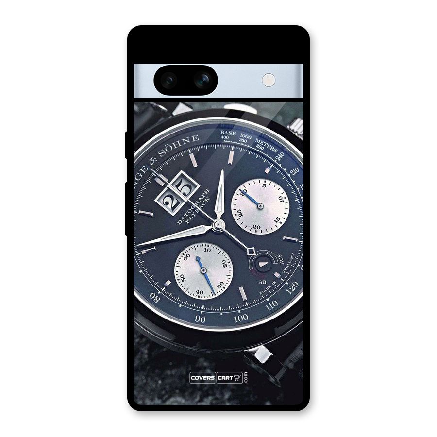 Classic Wrist Watch Glass Back Case for Google Pixel 7a