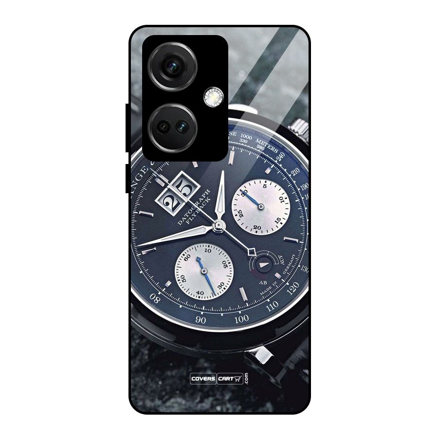 Classic Wrist Watch Glass Back Case for OnePlus Nord CE 3 5G