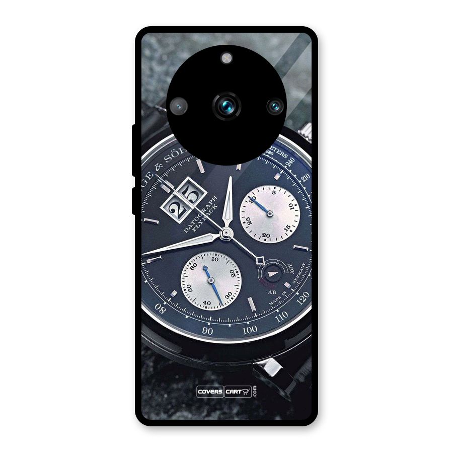 Classic Wrist Watch Glass Back Case for Realme 11 Pro Plus