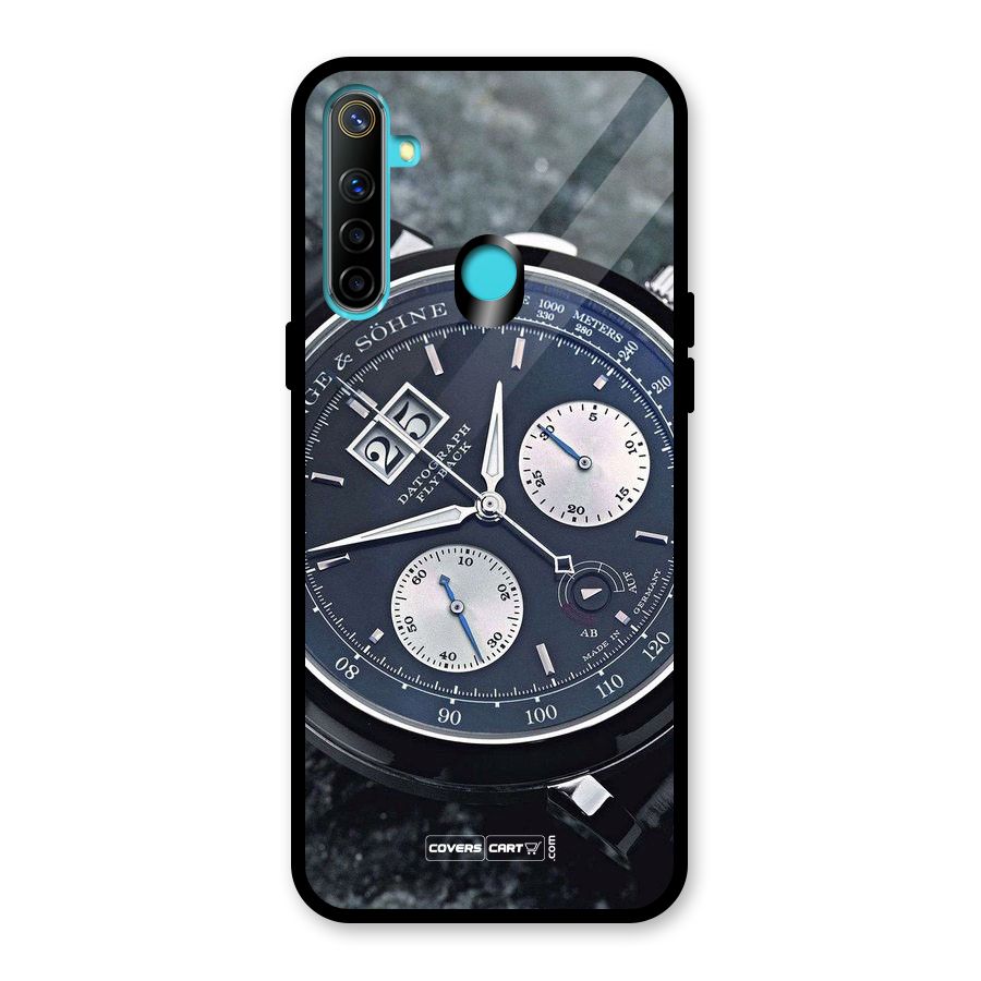 Classic Wrist Watch Glass Back Case for Realme Narzo 10