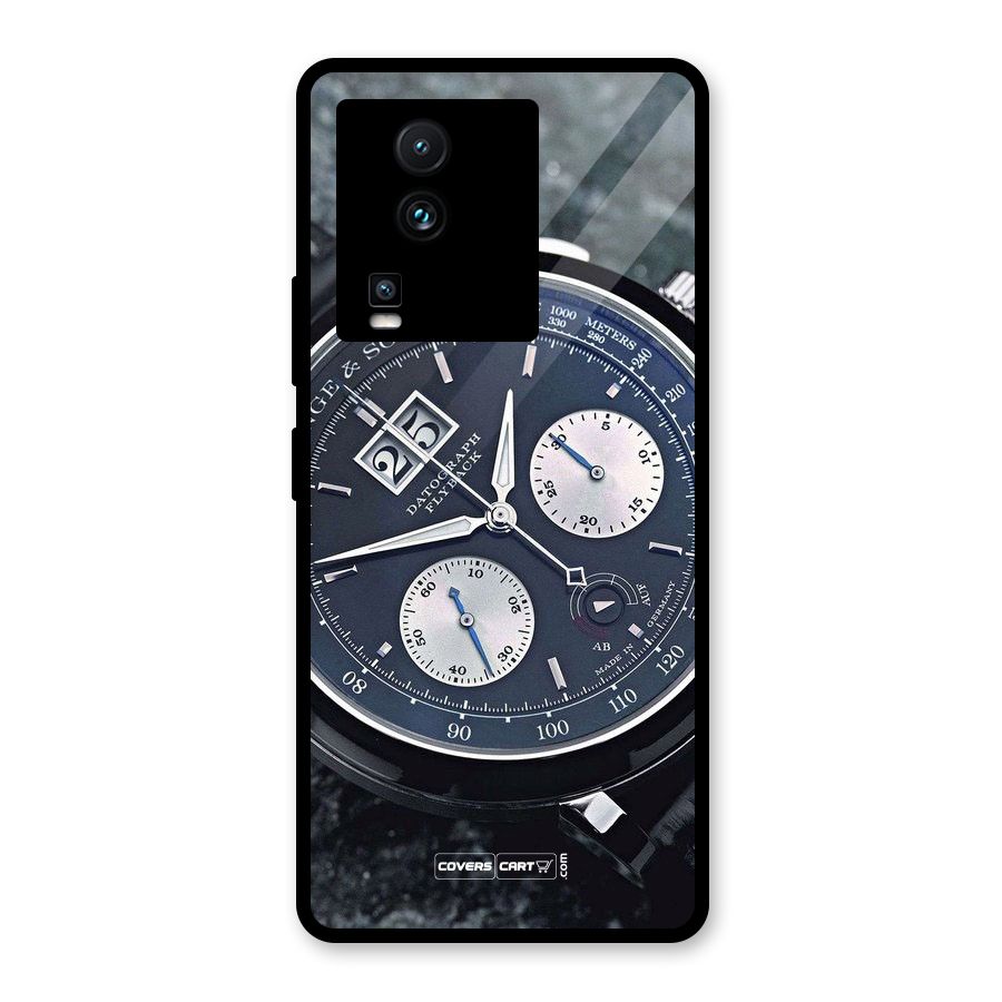 Classic Wrist Watch Glass Back Case for Vivo iQOO Neo 7