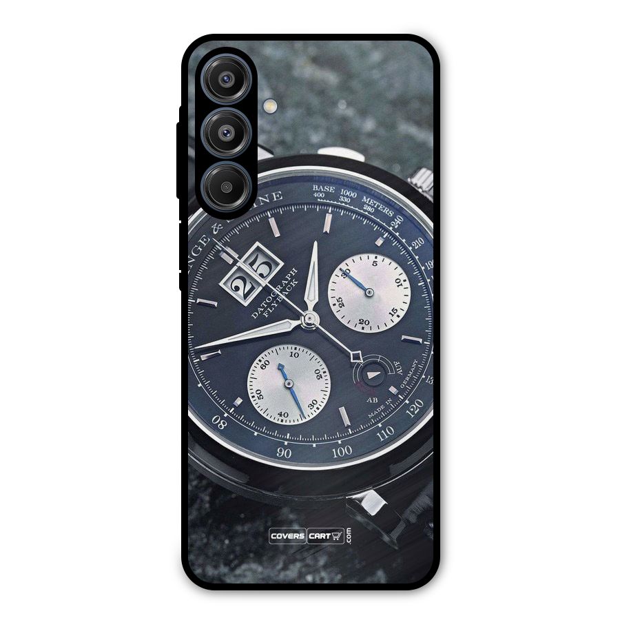 Classic Wrist Watch Metal Back Case for Galaxy A16 5G