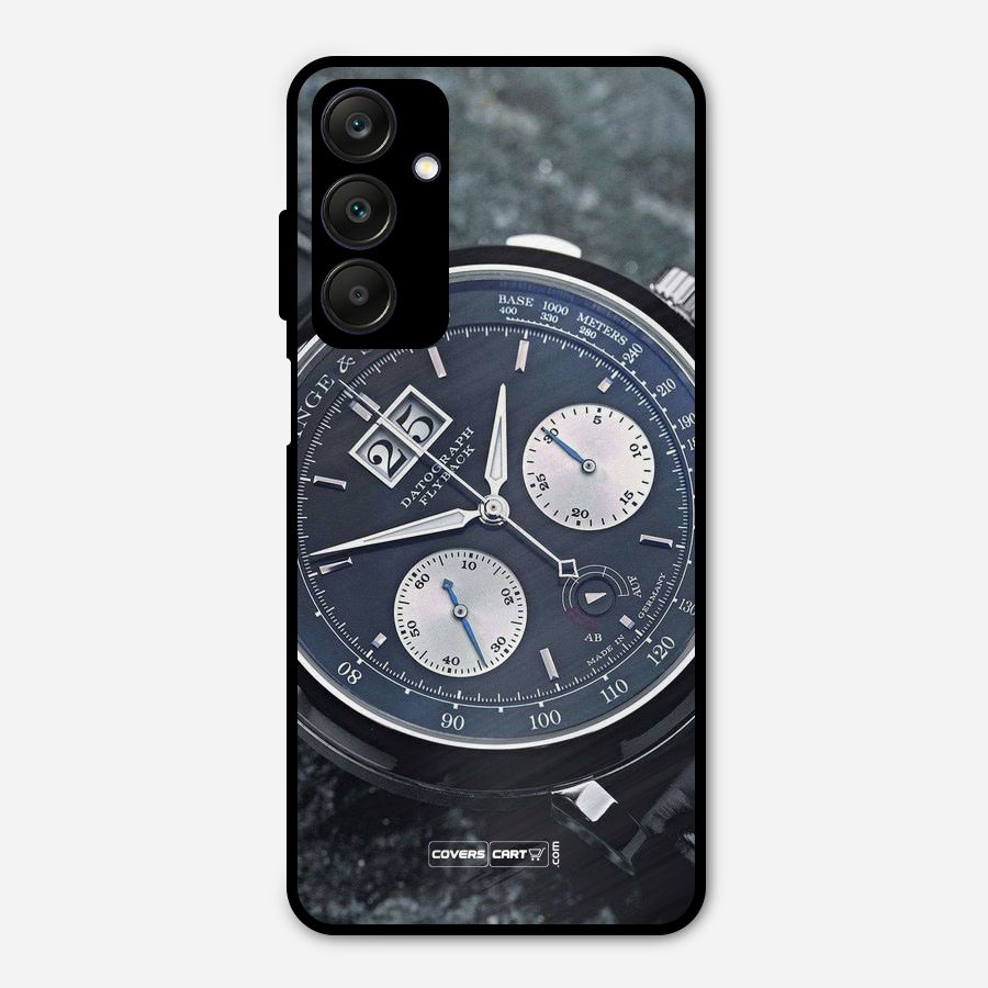 Classic Wrist Watch Metal Back Case for Galaxy A25 5G