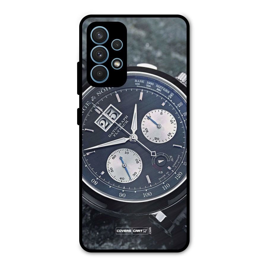 Classic Wrist Watch Metal Back Case for Galaxy A32