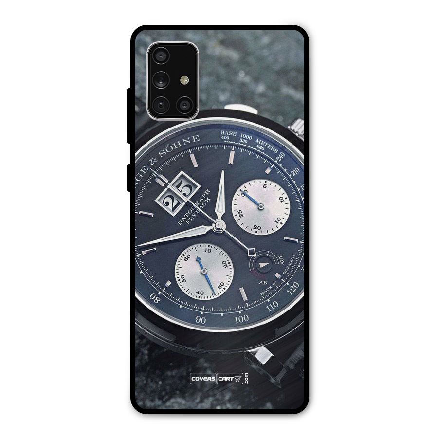 Classic Wrist Watch Metal Back Case for Galaxy A71