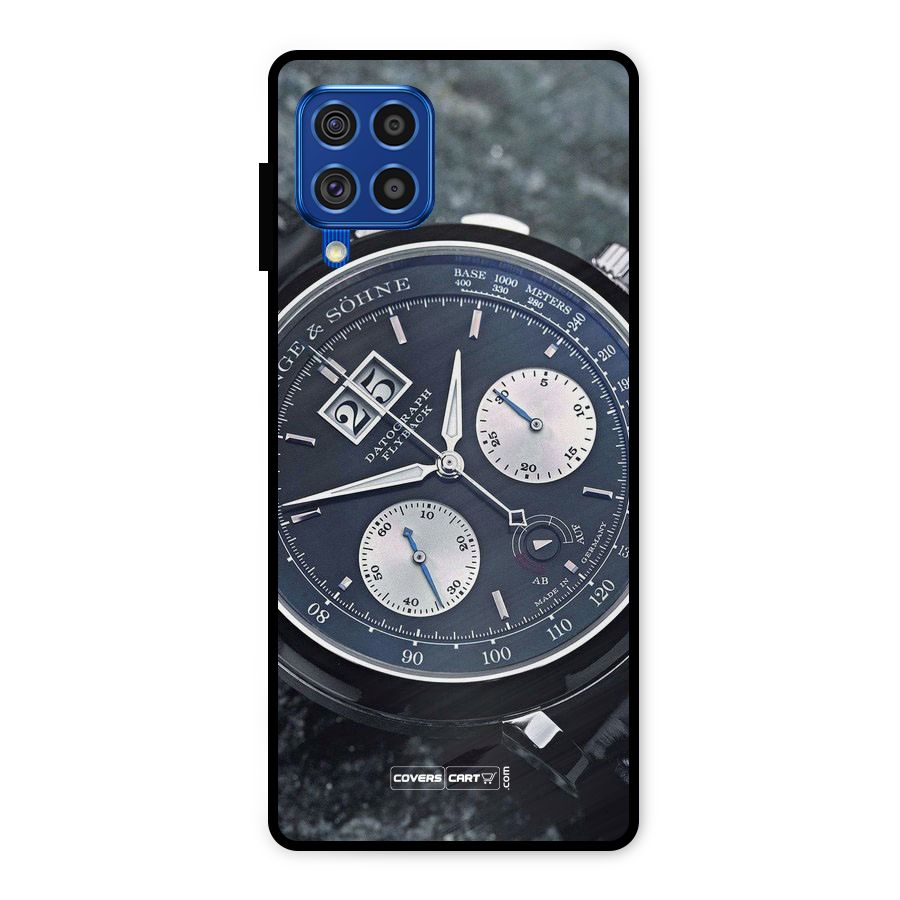 Classic Wrist Watch Metal Back Case for Galaxy F62