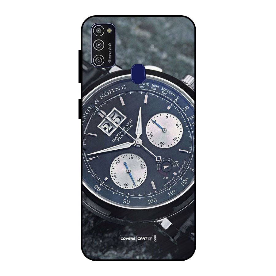 Classic Wrist Watch Metal Back Case for Galaxy M30s